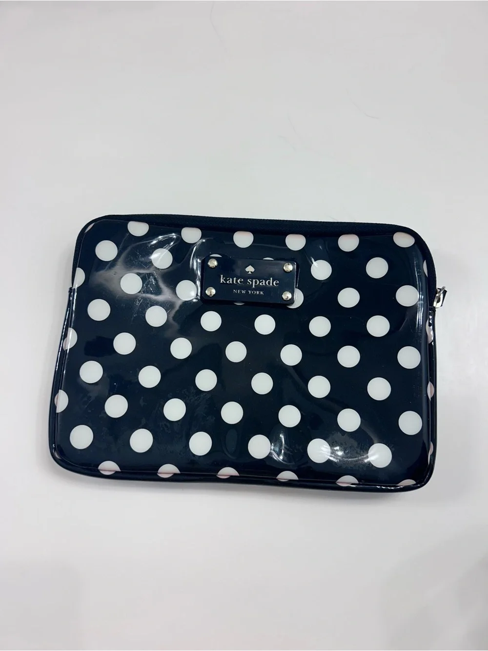 kate spade Black and White Polka Dot Cosmetic Pouch